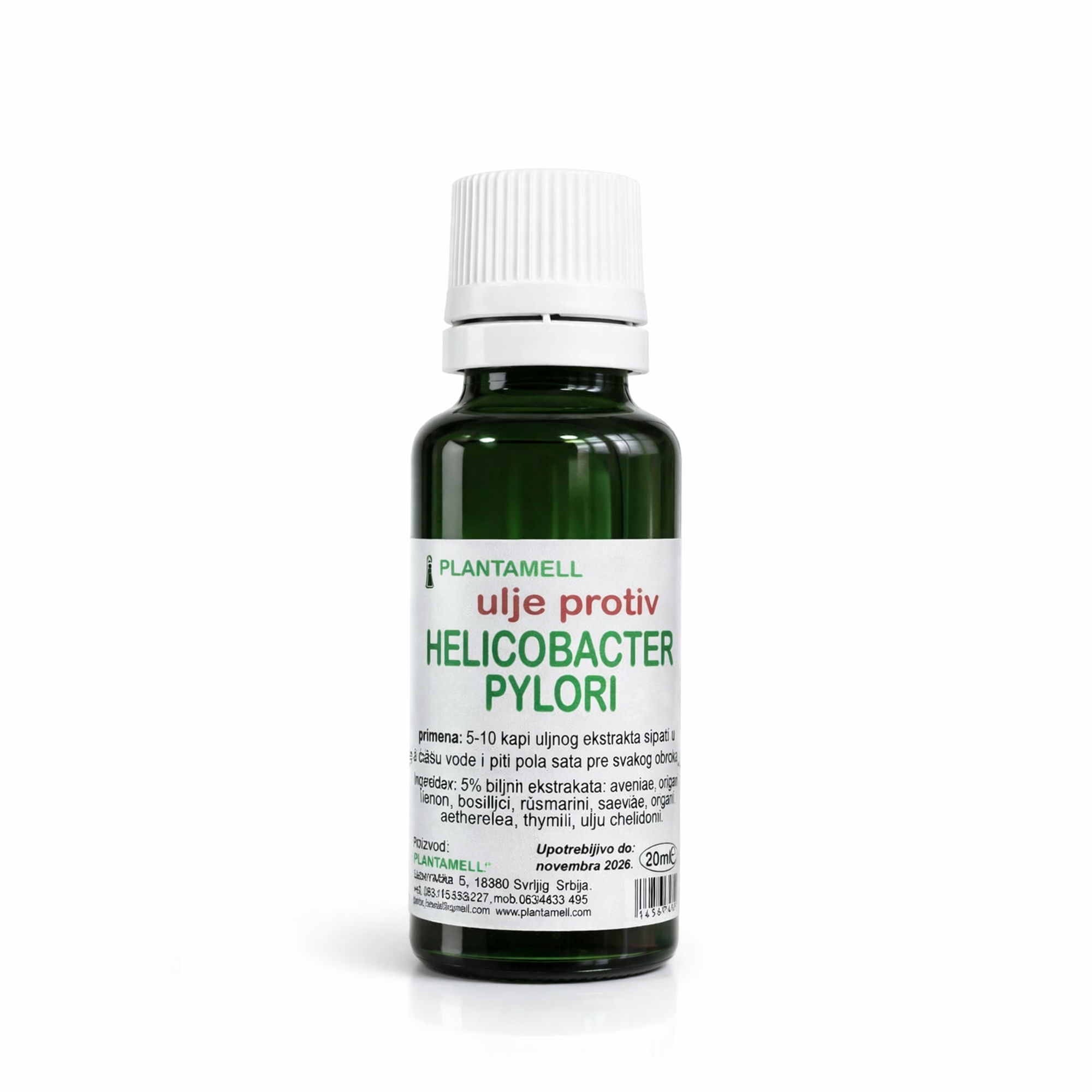 HelicoStop – Prirodno ulje protiv Helicobacter pylori